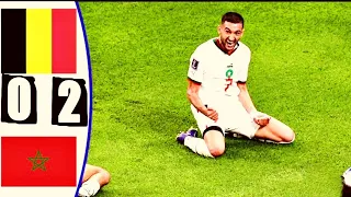 Morocco vs Belgium 2-0 || Extended Highlights & All Goals - 2022