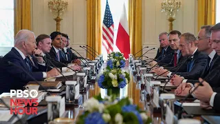 WATCH: Biden hosts Poland's president and prime minister at the White House