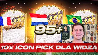 10x ICON PICKÓW Z IKONĄ 92+! PRZEPIĘKNY TRAF, WART KILKA MILIONÓW! FIFA 22 ULTIMATE TEAM