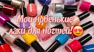 Новые лаки для ногтей/💅что купила/с вайлдберриз/и не только