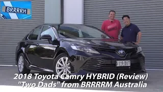 2018 Toyota Camry HYBRID ("Two Dads" Review) | BRRRRM Australia