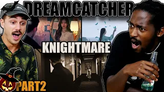 NON-KPOP FAN REACTS TO Dreamcatcher Chase Me MV | GOOD NIGHT MV | 날아올라 (Fly high) MV | HALLOWEEN PT2