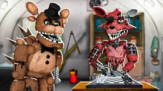 Surviving 50 NIGHTS at Freddy Fazbear's in 60 Seconds