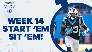 Fantasy Week 14 Starts & Sits: BEST matchups, Players to AVOID (Fantasy Football Today in 5 Podcast)