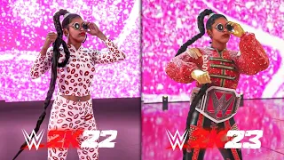 WWE 2K23 vs WWE 2K22 Comparison! ft. Liv Morgan, Edge & More!