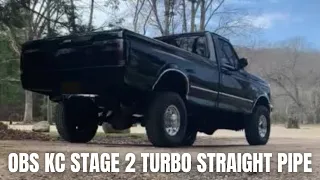 OBS 7.3 POWERSTROKE KC STAGE 2 STRAIGHT PIPE