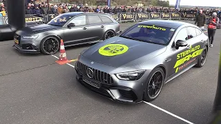 Mercedes-AMG GT63s 4Matic+ vs ABT Audi RS6+ C7 Avant