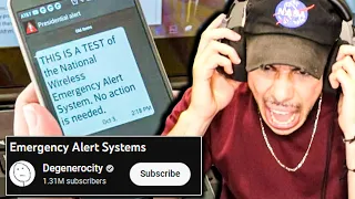 WHO DECIDED THIS WAS A GOOD THING | Emergency Alert Systems (Degenerocity) REACTION!