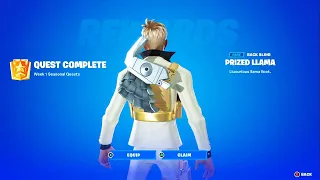 How to Unlock The Prized Llama Back Bling in Fortnite! (Common to Mythic)