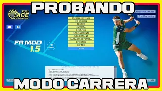 Probamos el Modo Carrera | Full Ace Tennis Simulator | Gameplay Español