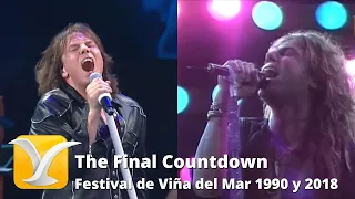 Europe - The Final Countdown - Festival de Viña del Mar 1990 y 2018