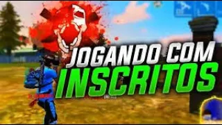 JOGANDO COM INSCRITOS 💥 FREEFIRE AO VIVO💥4X4 + 6X6 AO VIVO 💥 X1 DOS CRIAS AO VIVO 💥#2K