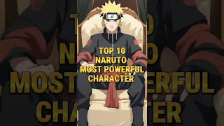 Top 10 Naruto Most Powerful Character 👿 #shorts #youtubeshorts #shortsfeed #anime