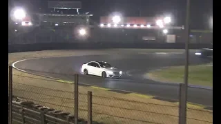 BMW M3 F80 drifts at night!