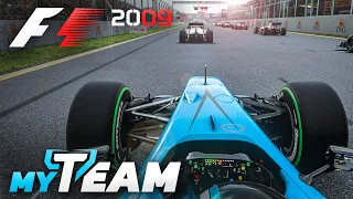 F1 2009 My Team Career Mode Part 1: FIRST RACE!