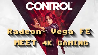 Radeon Vega FE Meet 4K Gaming : Control #control #vega #radeon #4k #huananzhi #intel