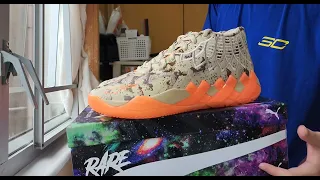 PUMA MB.01 'DIGITAL CAMO'  DETAILS REVIEW AND UNBOXING THE LAMELO BALL PEs