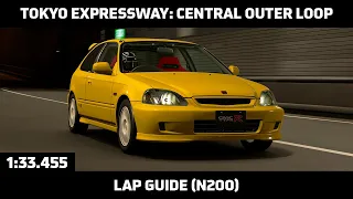 Gran Turismo Sport - Daily Race Lap Guide - Tokyo Expressway Central Outer Loop - Honda Civic Type R