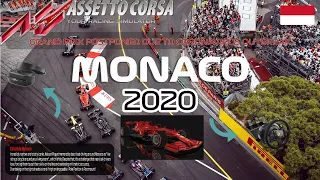 AC VR -  Mod F1 2020 Formula Hybrid - HotLap Charles Leclerc Ferrari Monaco
