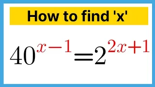 Math Olympiad| How to solve this exponential Problem?