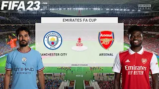 FIFA 23 | Manchester City vs Arsenal - Emirates FA Cup - PS5 Gameplay