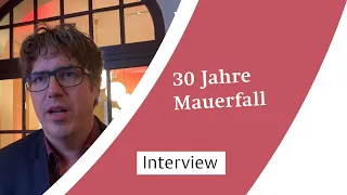 30 Jahre Mauerfall: Michael Kellner (Interview 2019)