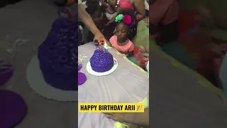 KINIGRA DEON MAKES ARII BABY A BIRTHDAY SONG!!!! #shorts #kinigradeon