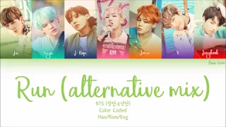 BTS (방탄소년단) – Run (alternative Mix) Lyrics (Color Coded) (Han/Rom/Eng)