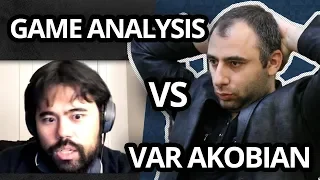 GM Hikaru Nakamura Round 7 US Championship GM Akobian v Hikaru Game Analysis