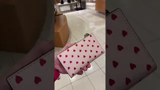 Kate Spade Wallet with Hearts tiktok bad b t