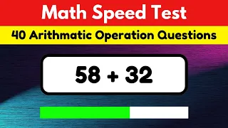 Math Speed Test | Human Calculator Challenge