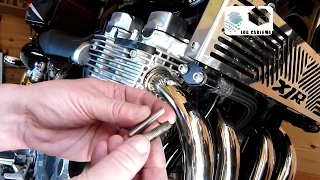 Motorcycle exhaust stud replacement Yamaha XJR