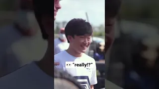 Max Verstappen jokes with Yuki Tsunoda 💦