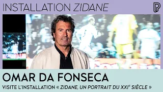 Omar da Fonseca visite l’installation « Zidane, un portrait du XXIe siècle » à la Philharmonie