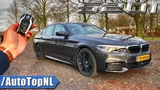 2019 BMW 5 Series G30 520i M SPORT Plus REVIEW POV Test Drive on AUTOBAHN & ROAD by AutoTopNL