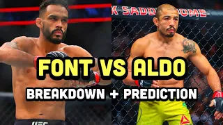 Rob Font vs Jose Aldo - UFC Vegas 44 Prediction