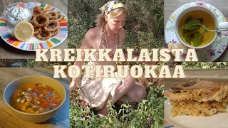 Kreikkalaista kotiruokaa - Fasolada - Tzatziki & Kalmaria - Pastitsio - Vuoristo Tee