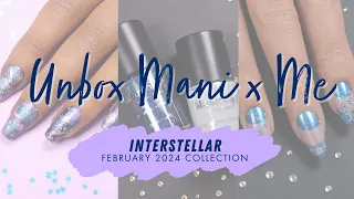 🚀✨ Cosmic Nail Art Goes French! Unbox Mani x Me Nail Stamping Collection Box FEBRUARY 2024