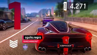 Asphalt 9, Ferrari LaFerrari Aperta, Hard Multiplayer Race in Rome