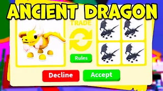 TRADING ANCIENT DRAGON PET in adopt me (what’s it’s worth??)