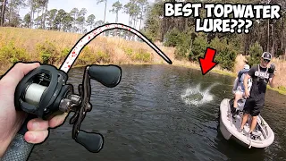 You NEED to throw THIS TOPWATER LURE!!! (BEST TOPWATER BASS LURE)