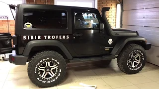 Подготовка  Jeep Wrangler Rubicon для бездорожья.