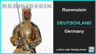 Rammstein - DEUTSCHLAND Lyrics English Translation - German and English Dual Lyrics  - Subtitles