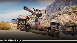 M48A5 Patton рвется в бой | Третья отметка и 11К урона