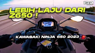 COMPARE DENGAN Z650 MOTOR NI LAGI PADU ! Kawasaki Ninja 650 2023 Review Modenas Malaysia [4K]