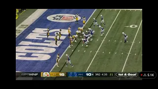 A CRAZY Sequence that leads to a Colts Fumble vs Steelers