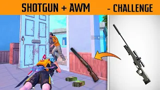 👉 S686 ShotGun + AWM in Close Range Challenge in Pubg mobile - Gamexpro