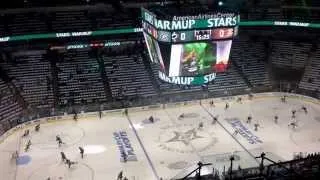 Dallas Stars Warmups, Stanley Cup Playoffs, Game 4.