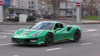 Supercars in Geneva Vol.12 ( 675LT Spider, SF90, Vanquish Zagato Volante, AMG GTR Pro )