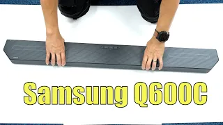 Samsung Q600C Soundbar 2023 Unboxing, Setup, Dimensions and Tests on TV, Music and Movies